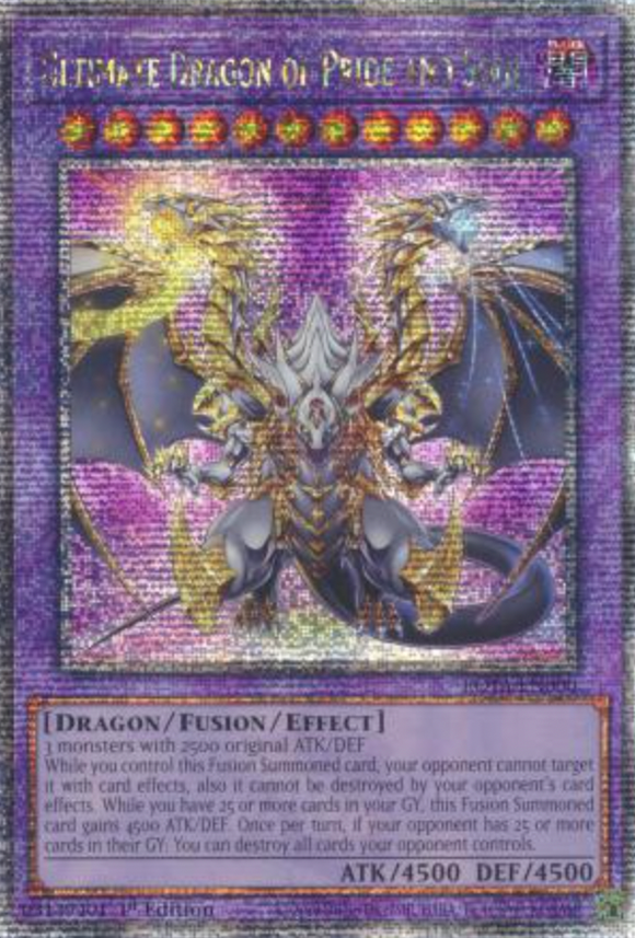 Ultimate Dragon of Pride and Soul - ROTA-EN000 - Quarter Century Rare 1st Edition