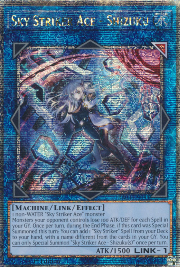 Sky Striker Ace - Shizuku (Alt. Art) - RA03-EN043 - Quarter Century Rare 1st Edition