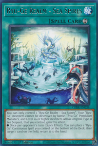 Ryu-Ge Realm - Sea Spires - CRBR-EN038 - Rare 1st Edition