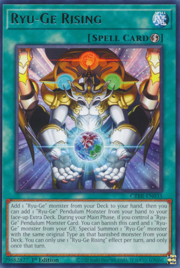 Ryu-Ge Rising - CRBR-EN035 - Rare 1st Edition