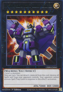 Superdimensional Robot Galaxy Destroyer - CRBR-EN043 - Rare 1st Edition