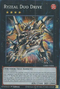 Ryzeal Duo Drive - CRBR-EN006 - Quarter Century Secret Rare 1st Edition