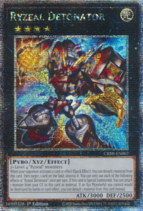 Ryzeal Detonator - CRBR-EN007 - Quarter Century Secret Rare 1st Edition