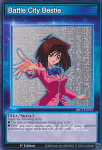 Battle City Bestie - SBC2-ENS18 - Common 1st Edition