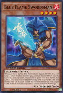 Blue Flame Swordsman - SBC2-ENC05 - Common 1st Edition