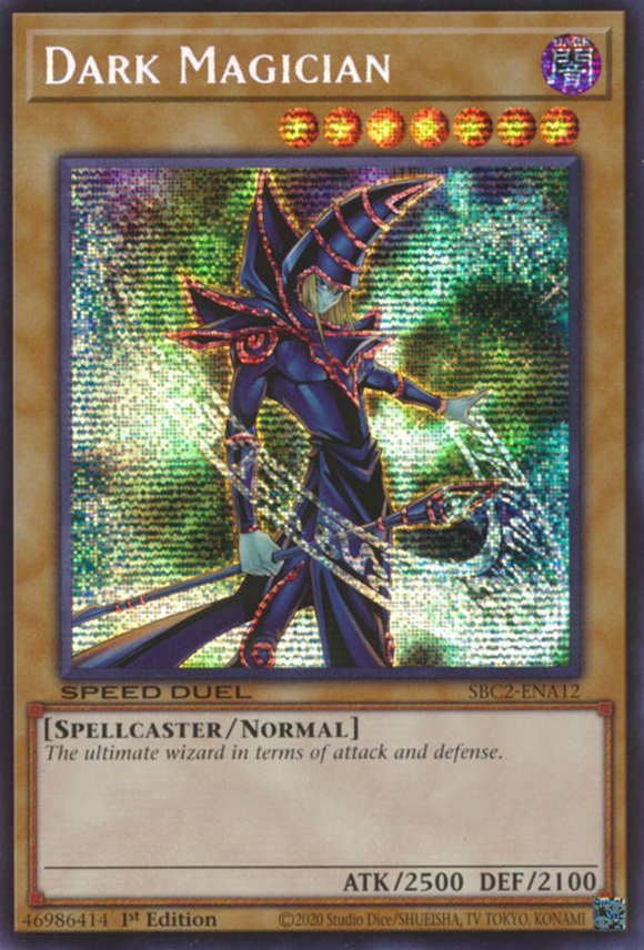 Dark Magician - SBC2-ENA12 - Prismatic Secret Rare 1st Edition