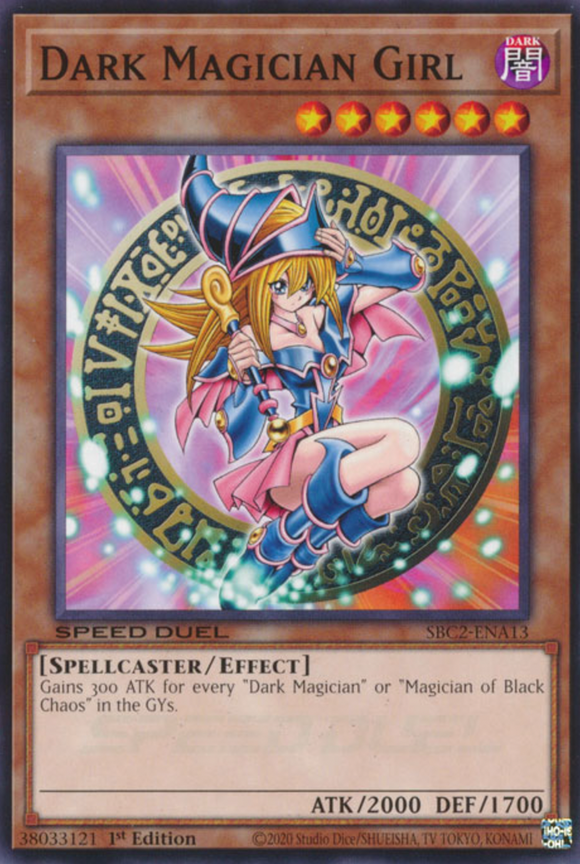 Dark Magician Girl - SBC2-ENA13 - Common 1st Edition