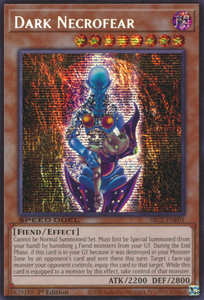 Dark Necrofear - SBC2-ENE01 - Prismatic Secret Rare 1st Edition