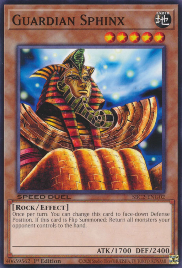 Guardian Sphinx - SBC2-ENG02 - Common 1st Edition