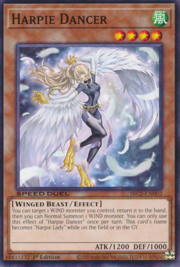 Harpie Dancer - SBC2-ENH02 - Common 1st Edition