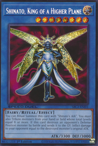 Shinato, King of a Higher Plane - SBC2-ENI01 - Prismatic Secret Rare 1st Edition