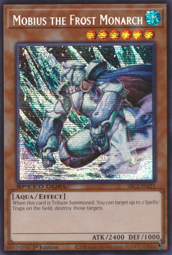 Mobius the Frost Monarch - SBC2-ENI21 - Prismatic Secret Rare 1st Edition