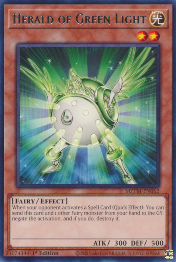 Herald of Green Light - MZTM-EN062 - Rare 1st Edition