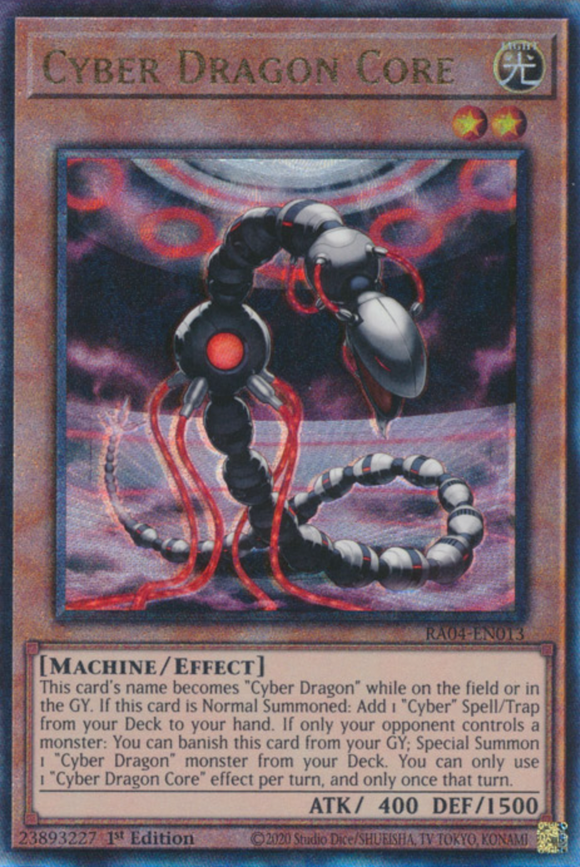 Cyber Dragon Core - RA04-EN013 - Ultimate Rare 1st Edition
