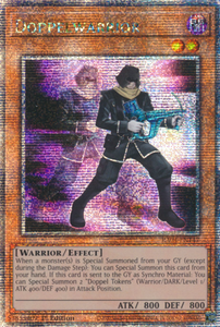 Doppelwarrior - RA04-EN147 - Quarter Century Secret Rare 1st Edition