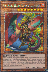 Fire King High Avatar Garunix - RA04-EN194 - Quarter Century Secret Rare 1st Edition