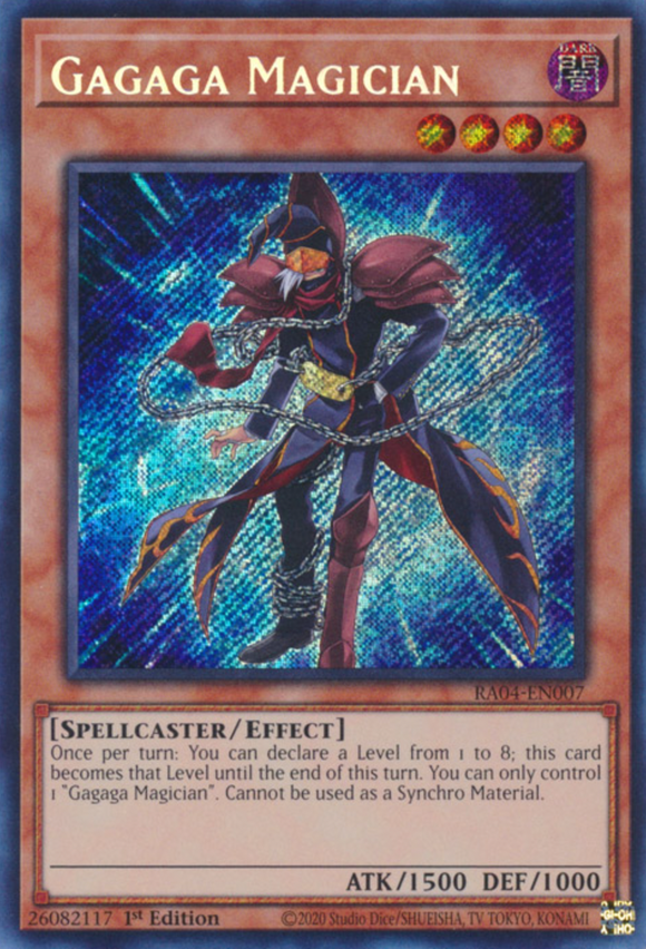 Gagaga Magician - RA04-EN007 - Secret Rare 1st Edition