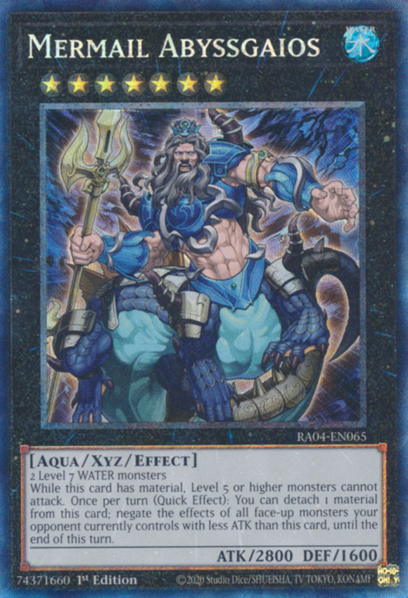 Mermail Abyssgaios - RA04-EN065 - Collector's Rare 1st Edition