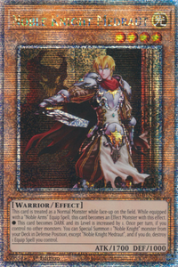 Noble Knight Medraut - RA04-EN205 - Quarter Century Secret Rare 1st Edition