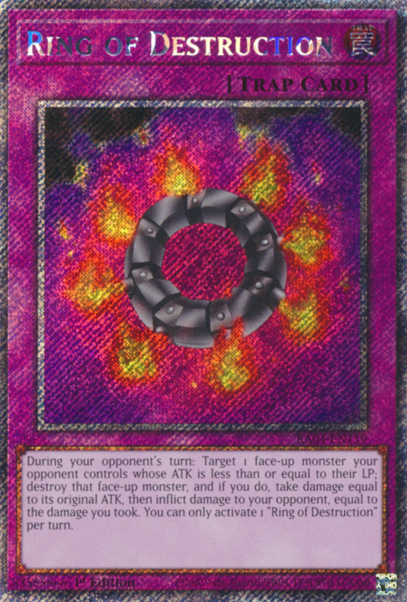 Ring of Destruction - RA04-EN119 - Platinum Secret Rare 1st Edition