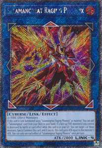 Salamangreat Raging Phoenix - RA04-EN083 - Platinum Secret Rare 1st Edition