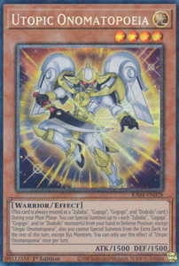 Utopic Onomatopoeia - RA04-EN028 - Collector's Rare 1st Edition