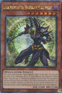 Dark Magician the Magician of Black Magic - INFO-EN006 - Quarter Century Rare 1st Edition