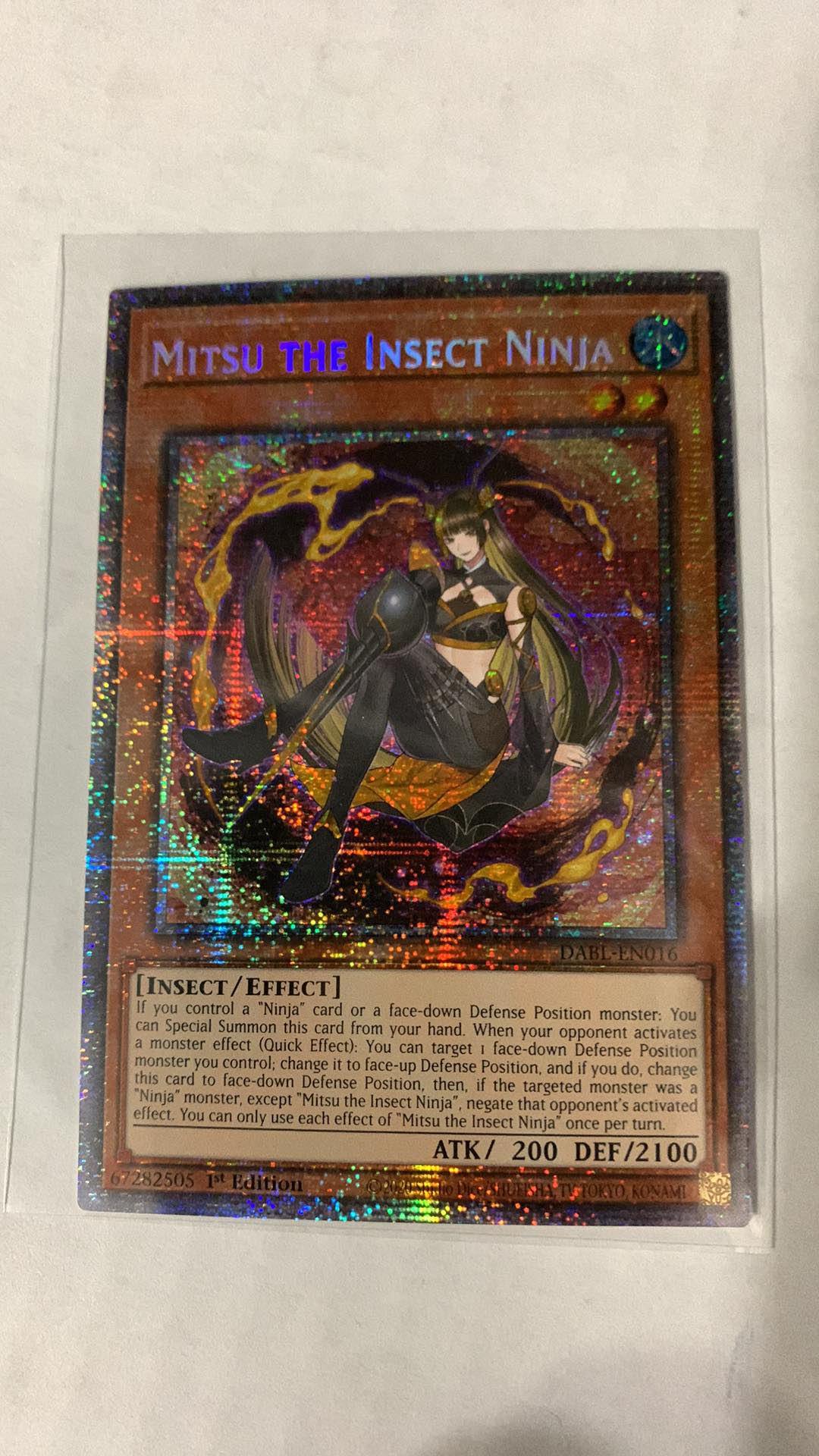 Mitsu the Insect Ninja [DABL-EN016] Starlight Rare