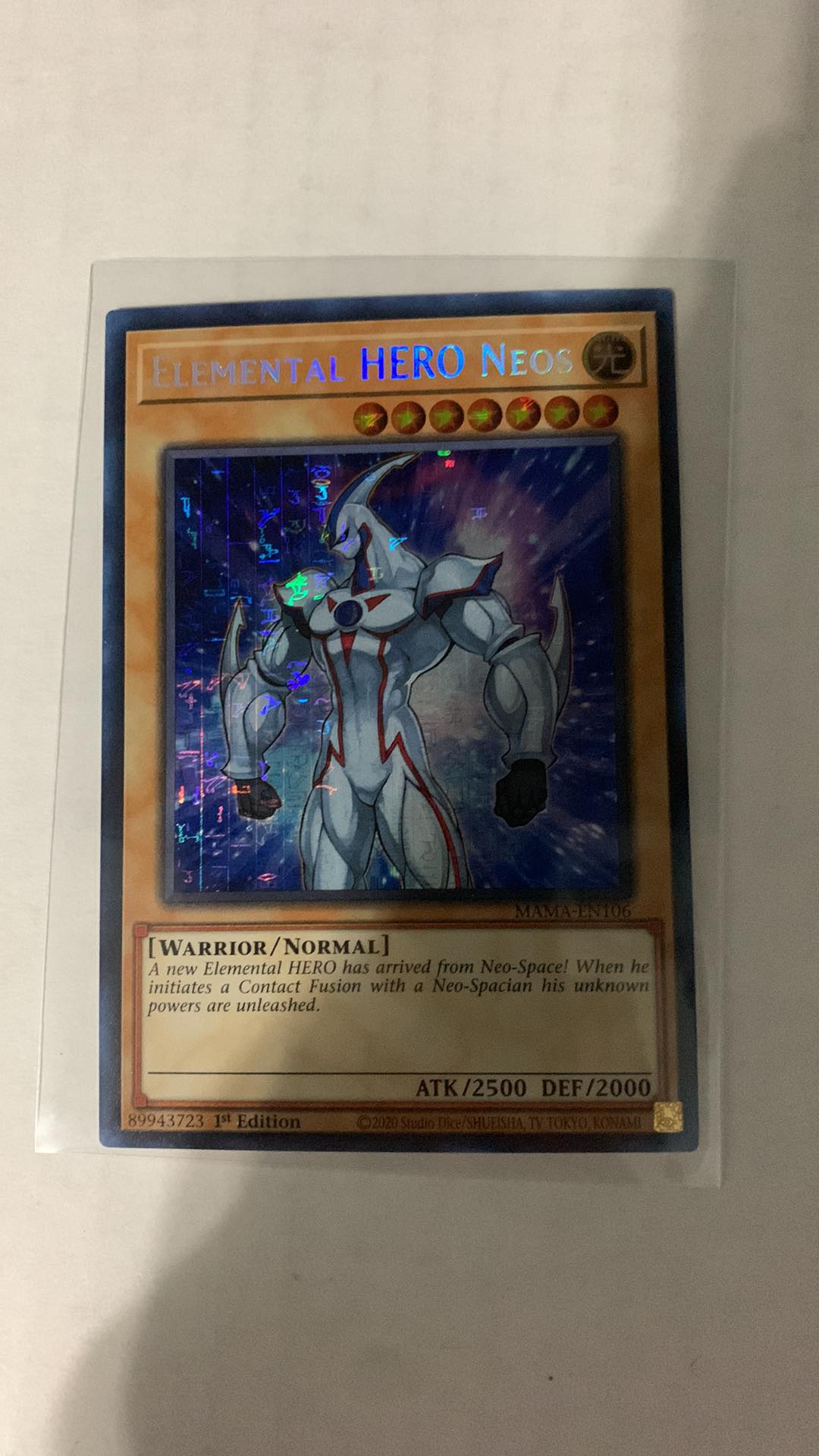 Yugioh [Elemental Hero Neos] ULTRA buy RARE SECRET PHAROHS (MAMA)