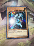 Blue-Eyes White Dragon - MAMA-EN104 - Secret Pharaoh's Rare 1st Edition