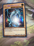 Blue-Eyes White Dragon - MAMA-EN104 - Secret Pharaoh's Rare 1st Edition