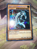 Blue-Eyes White Dragon - MAMA-EN104 - Secret Pharaoh's Rare 1st Edition