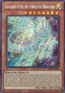 Galaxy-Eyes Afterglow Dragon - LDS2-EN052 - Secret Rare 1st Edition