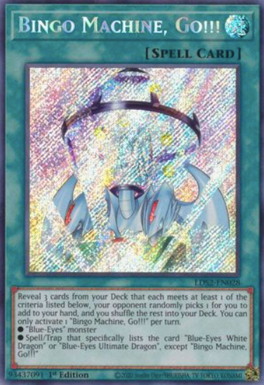 Bingo Machine, Go!!! - LDS2-EN028 - Secret Rare 1st Edition