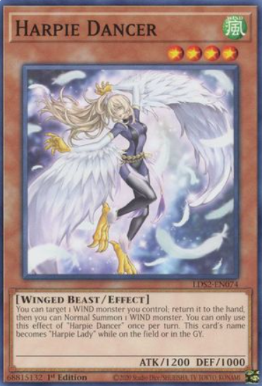 Harpie Dancer - LDS2-EN074 - Common 1st Edition