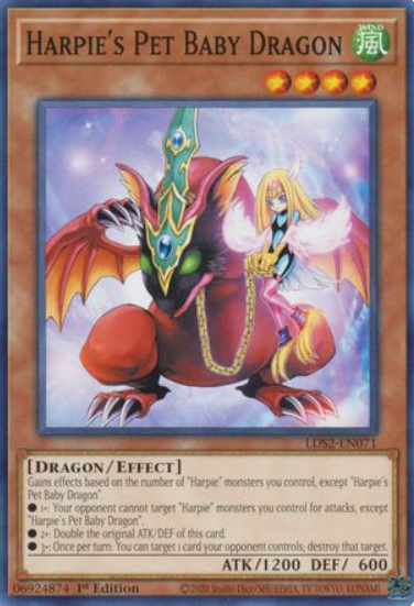 Harpie's Pet Baby Dragon - LDS2-EN071 - Common 1st Edition