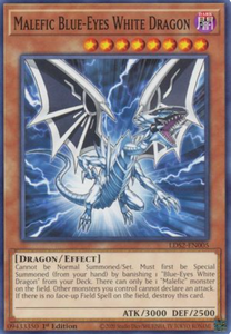 Malefic Blue-Eyes White Dragon - LDS2-EN005 - Common 1st Edition