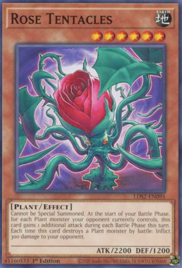 Rose Tentacles - LDS2-EN095 - Common 1st Edition