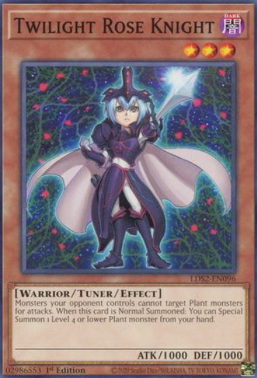 Twilight Rose Knight - LDS2-EN096 - Common 1st Edition