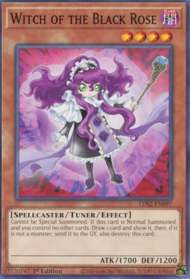 Witch of the Black Rose - LDS2-EN097 - Common 1st Edition