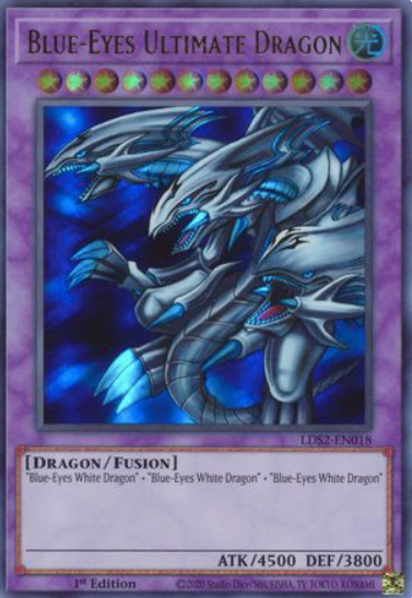 Blue-Eyes Ultimate Dragon - LDS2-EN018 - Ultra Rare 1st Edition (Various Colours)