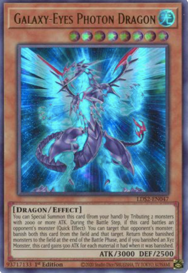 Galaxy-Eyes Photon Dragon - LDS2-EN047 - Ultra Rare 1st Edition (Various Colours)