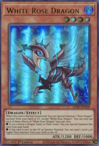 White Rose Dragon - LDS2-EN109 - Ultra Rare 1st Edition (Various Colours)