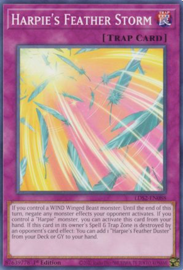 Harpie's Feather Storm - LDS2-EN088 - Common 1st Edition