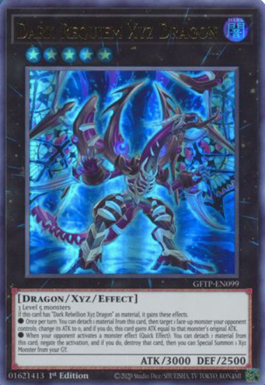 Dark Requiem Xyz Dragon - GFTP-EN099 - Ultra Rare 1st Edition