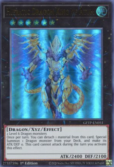 Hieratic Dragon King of Atum - GFTP-EN051 - Ultra Rare 1st Edition