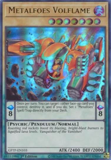 Metalfoes Volflame - GFTP-EN103 - Ultra Rare 1st Edition