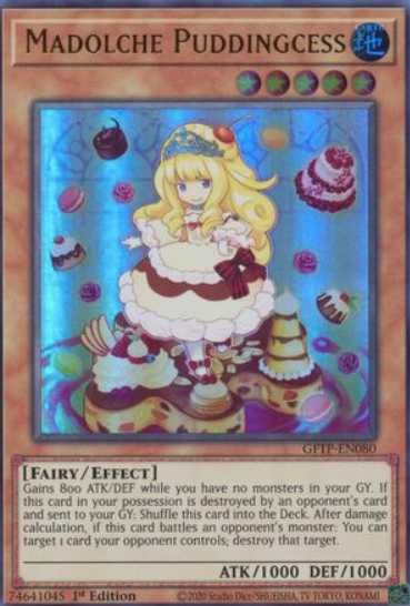 Madolche Puddingcess - GFTP-EN080 - Ultra Rare 1st Edition