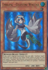 Lyrilusc - Celestine Wagtail - LED8-EN036 - Ultra Rare 1st Edition