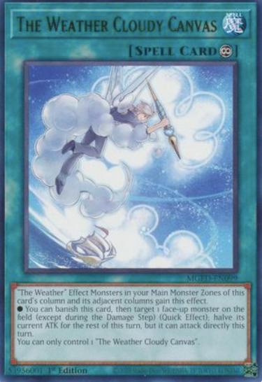 The Weather Cloudy Canvas - MGED-EN099 - Rare 1st Edition
